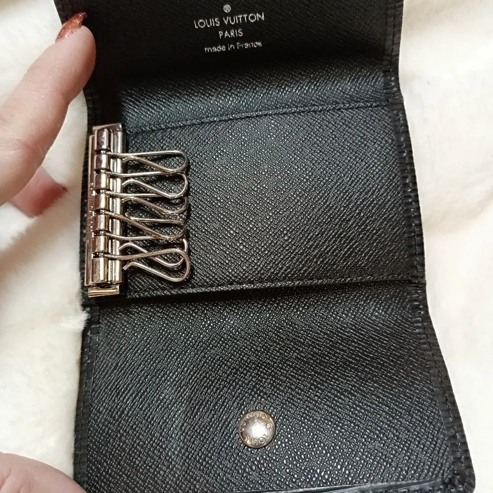 Authentic Louis Vuitton keyring with unbranded Keychain/bag charm of you…
